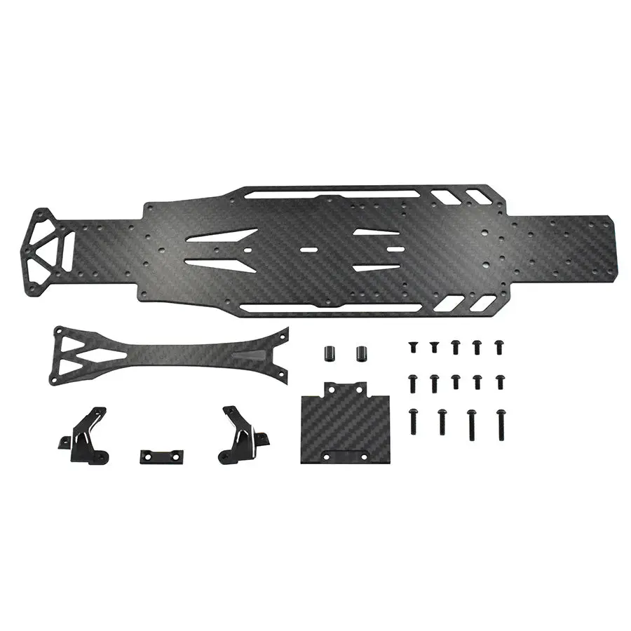 Rêve D Rdx Carbon Graphite Main Chassis & Upper Deck Set 1