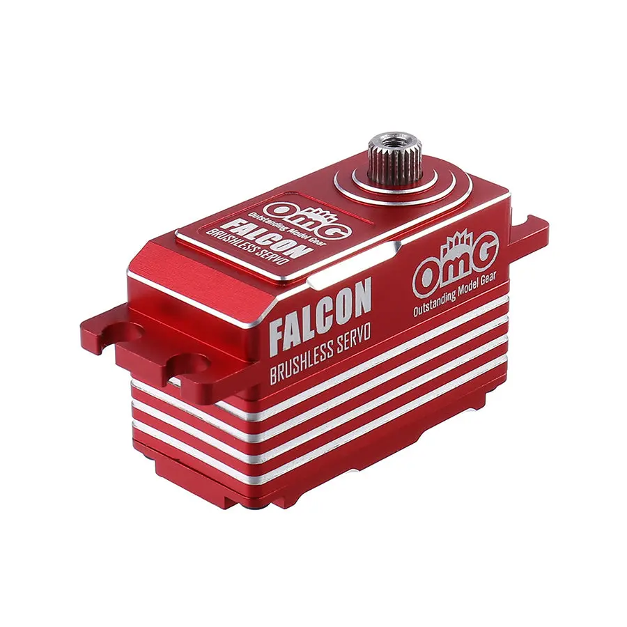 Omg D4-12Bf Falcon Low Profile Digital Servo - Red 1