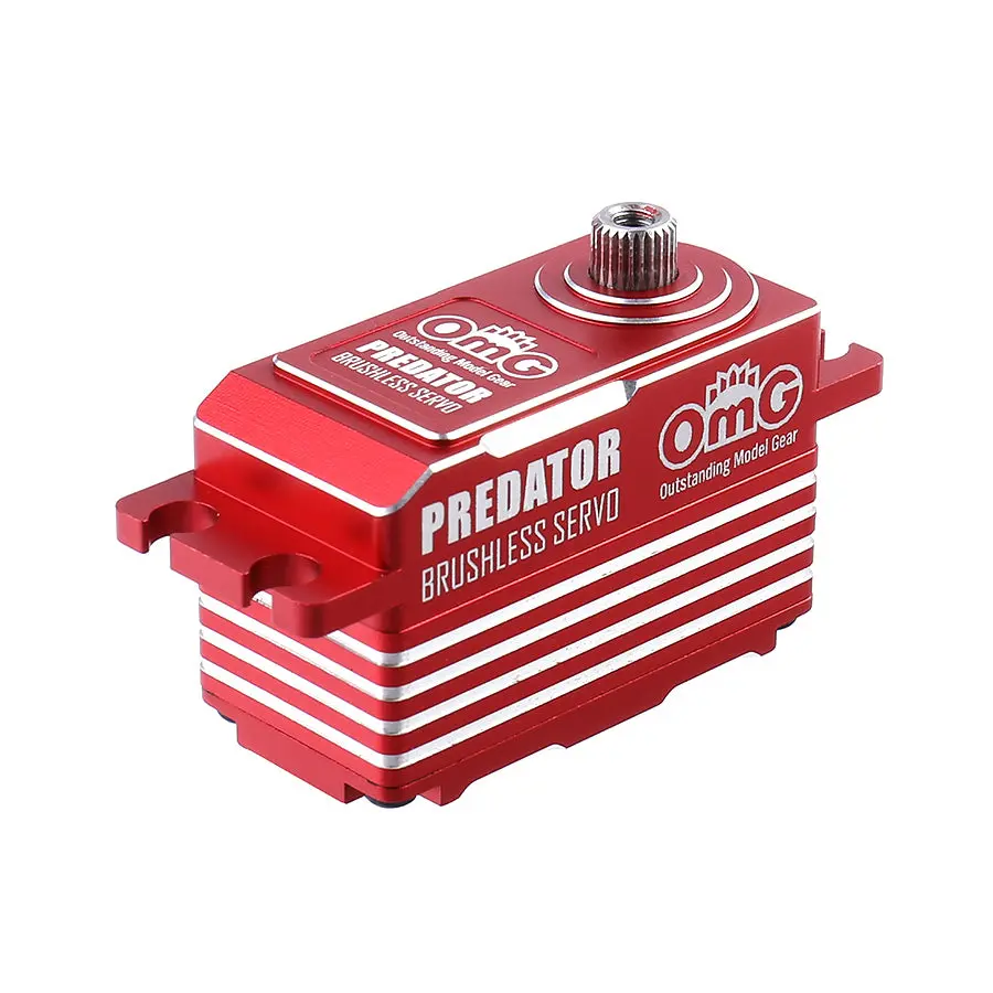 Omg D4-16Bf Predator Low Profile Digital Servo - Red 1