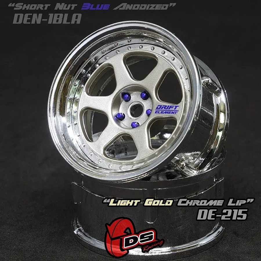 De 6 Spoke Wheel Set - Light Gold/Chrome 1