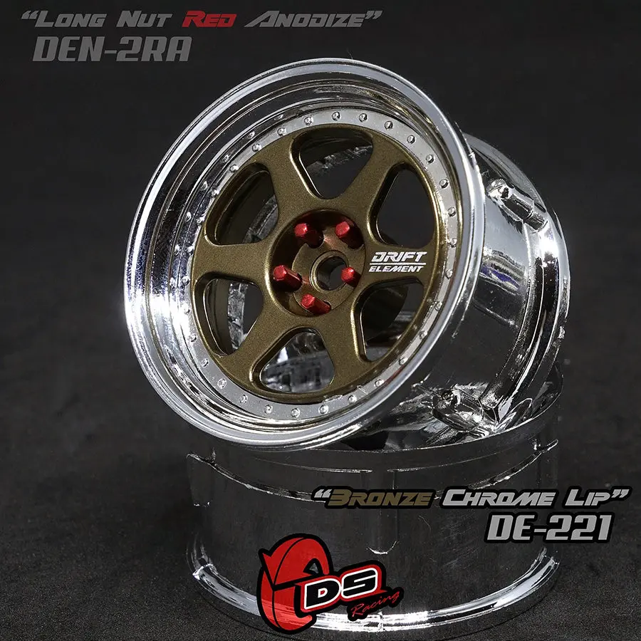 De 6 Spoke Wheel Set - Bronze/Chrome 1