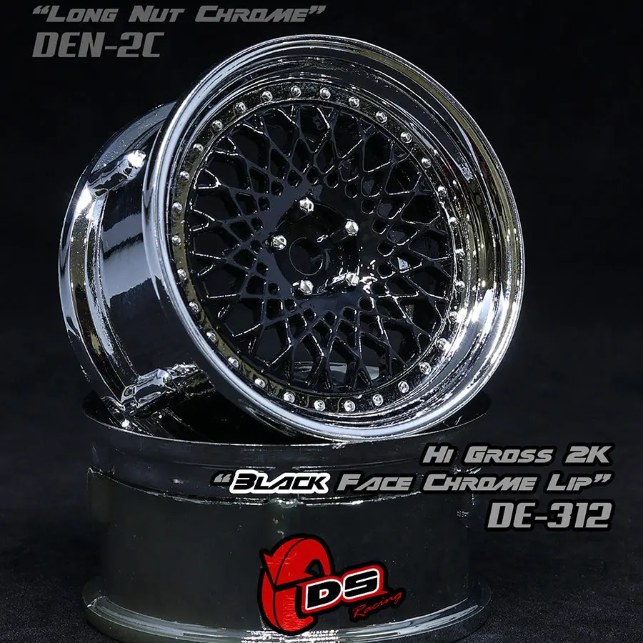 De Mesh Wheel Set - Black/Chrome 1