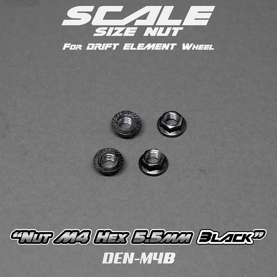 Ds Racing Wheel Nut M4 5.5Mm 1
