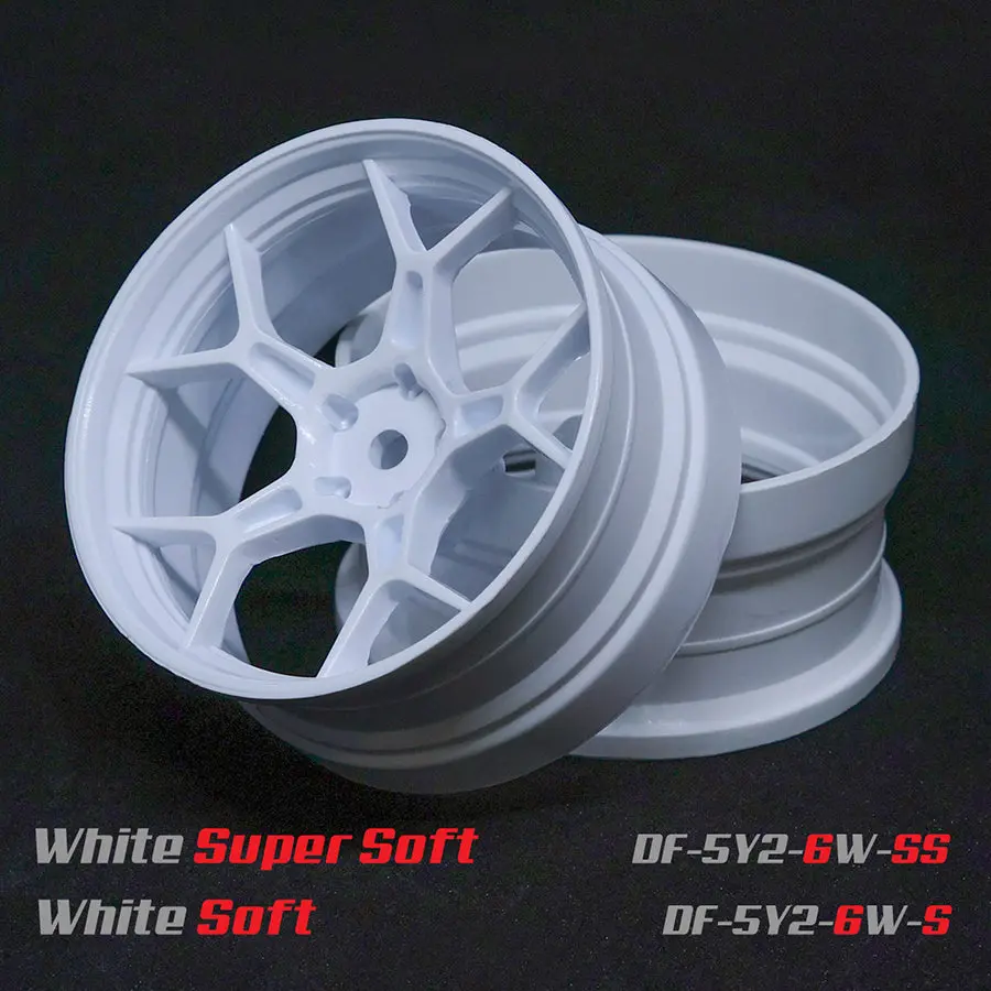 Drift Feathery 5Y Spoke Super Soft Wheel - White 1