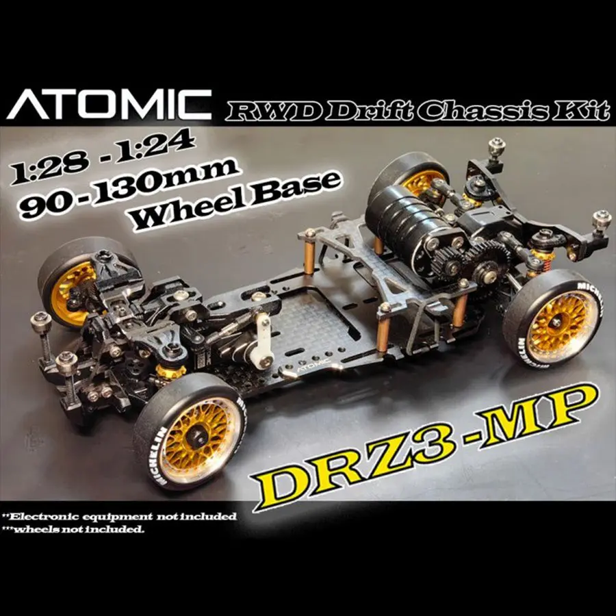 Atomic Drz3 Mp Rwd Drift Chassis Kit 1
