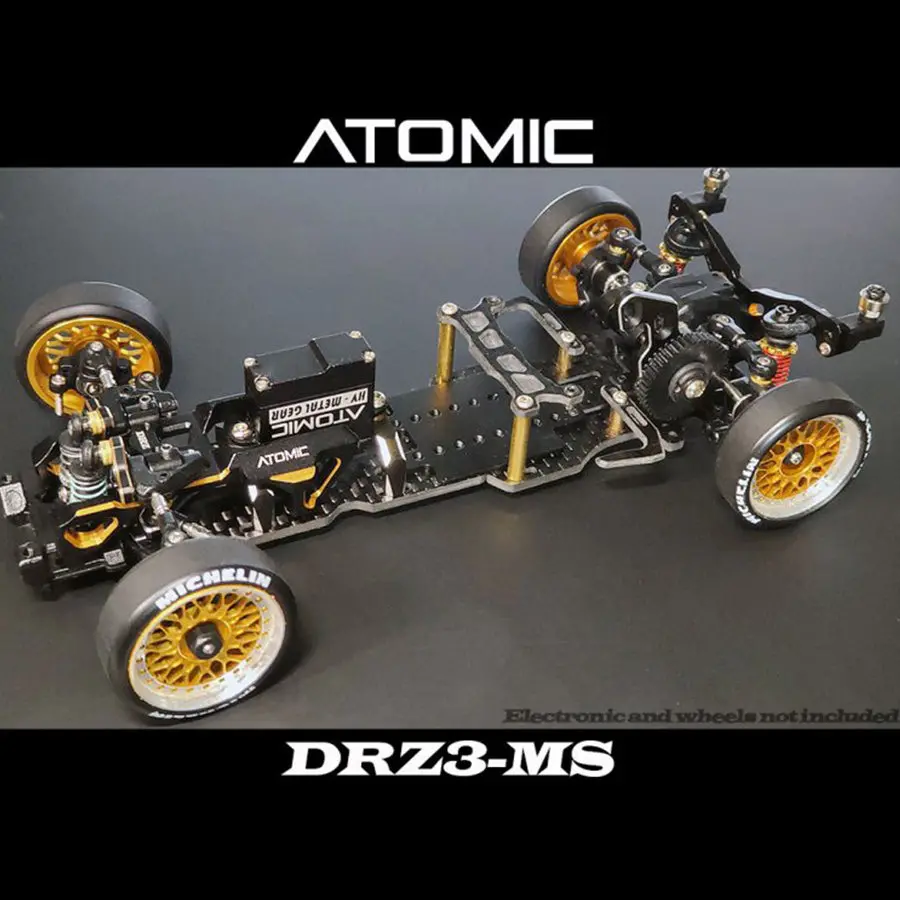 Atomic Drz3 Ms Rwd Drift Chassis Kit 1