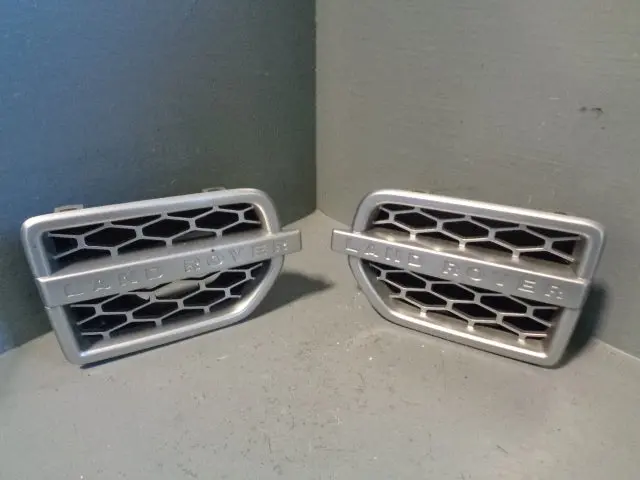 Discovery 4 Wing Vents Grilles Pair Of In Silver Land Rover 2009 To 2013 1
