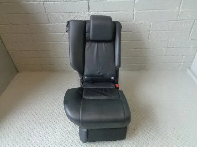 Range Rover Sport Seat Rear Complete Off Side Black Leather L320 2005 To 2009 1