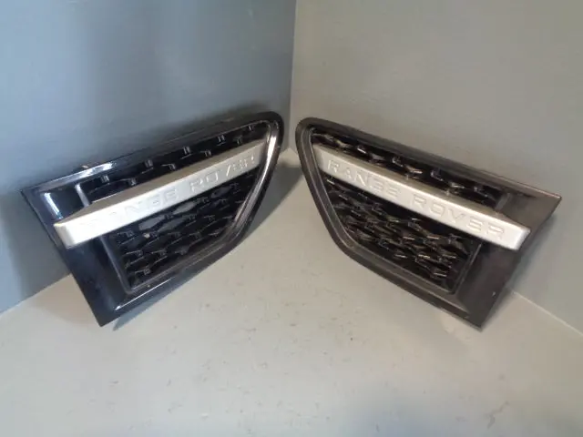 Range Rover Sport Wing Vents Pair L320 In Black Silver Supercharged 2005 To 2013 1