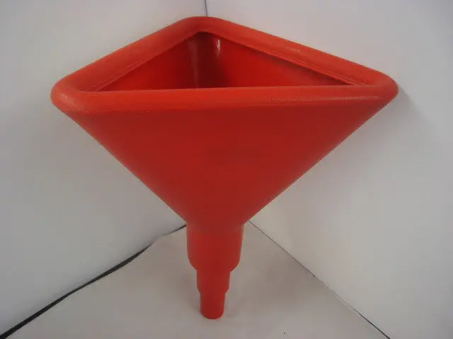 Large Plastic Funnel, Red 1