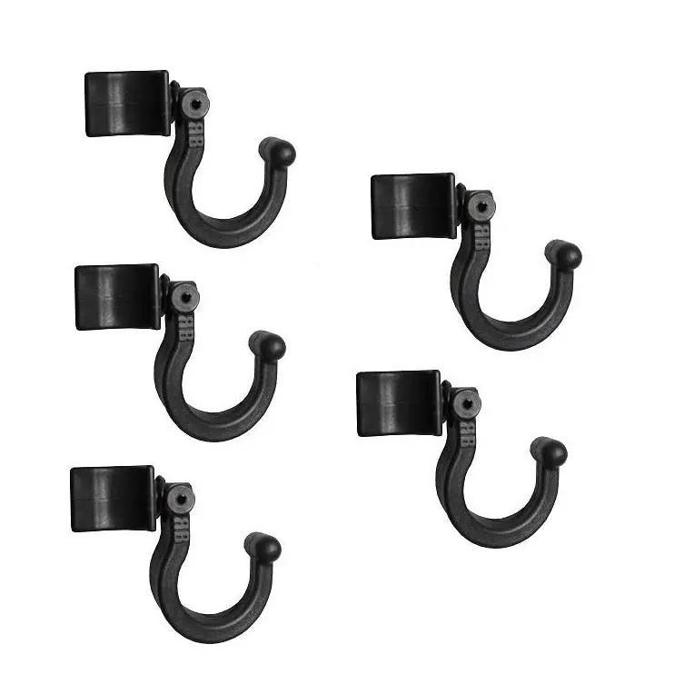 Heavy Duty Plastic L-Track Hook - 5 Pack 1