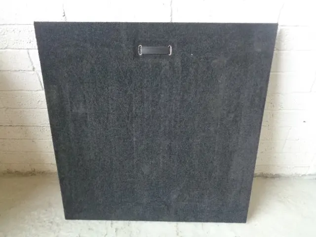 Range Rover L405 Boot Floor Spare Wheel Cover Carpeted Black 2013 To 2017 1