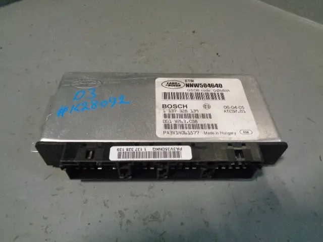 Discovery 3 Rear Diff Differential Locking Module Ecu Nnw504640 Land Rover 1