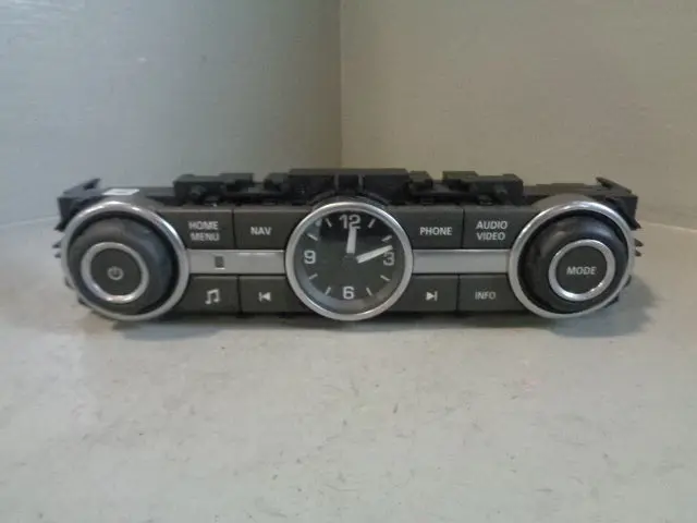 Range Rover Sport Radio Stereo Control Panel And Clock Ah22-18C858-Be L320 1