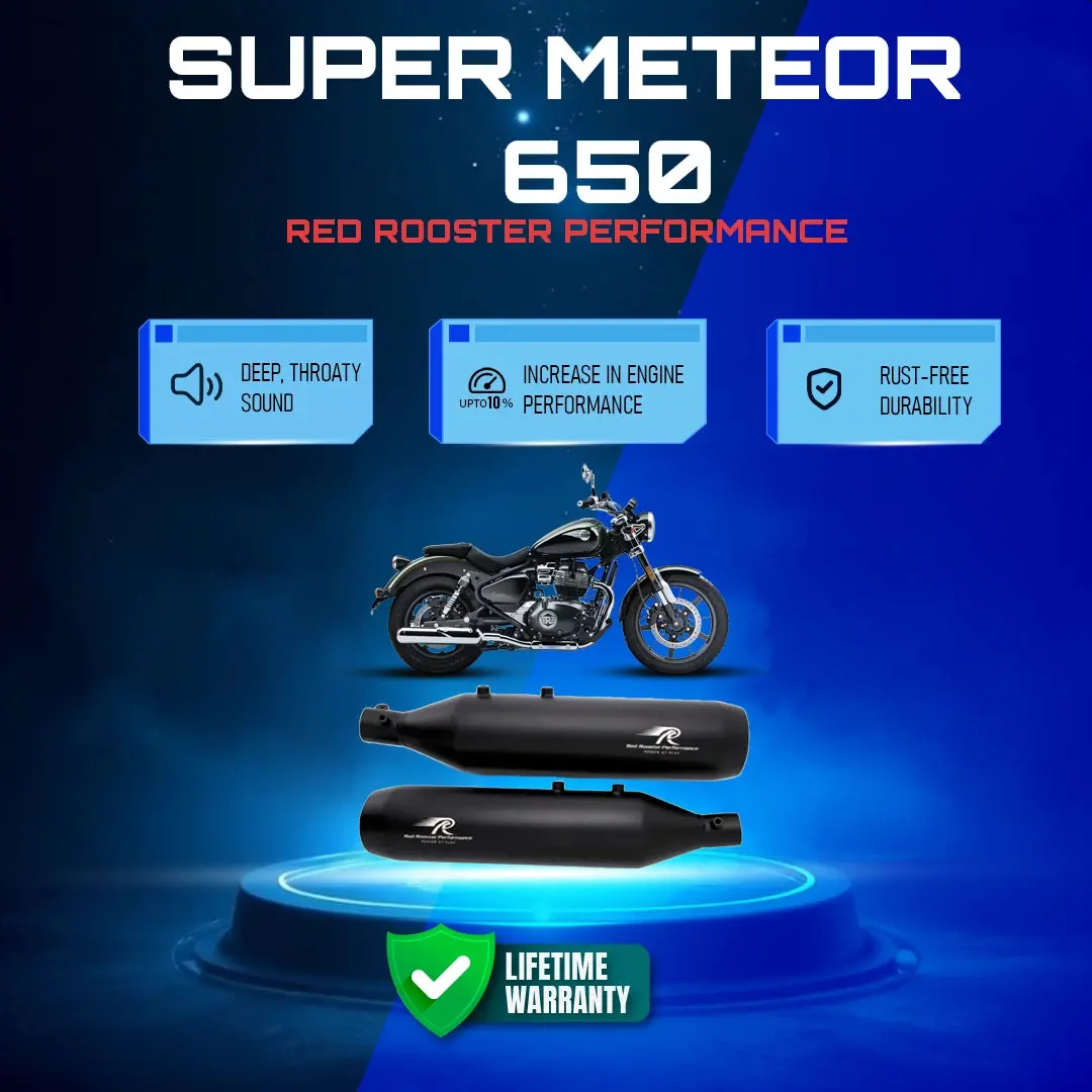 Red Rooster Performance Super Meter 650 Astral Exhaust Black Matte 1