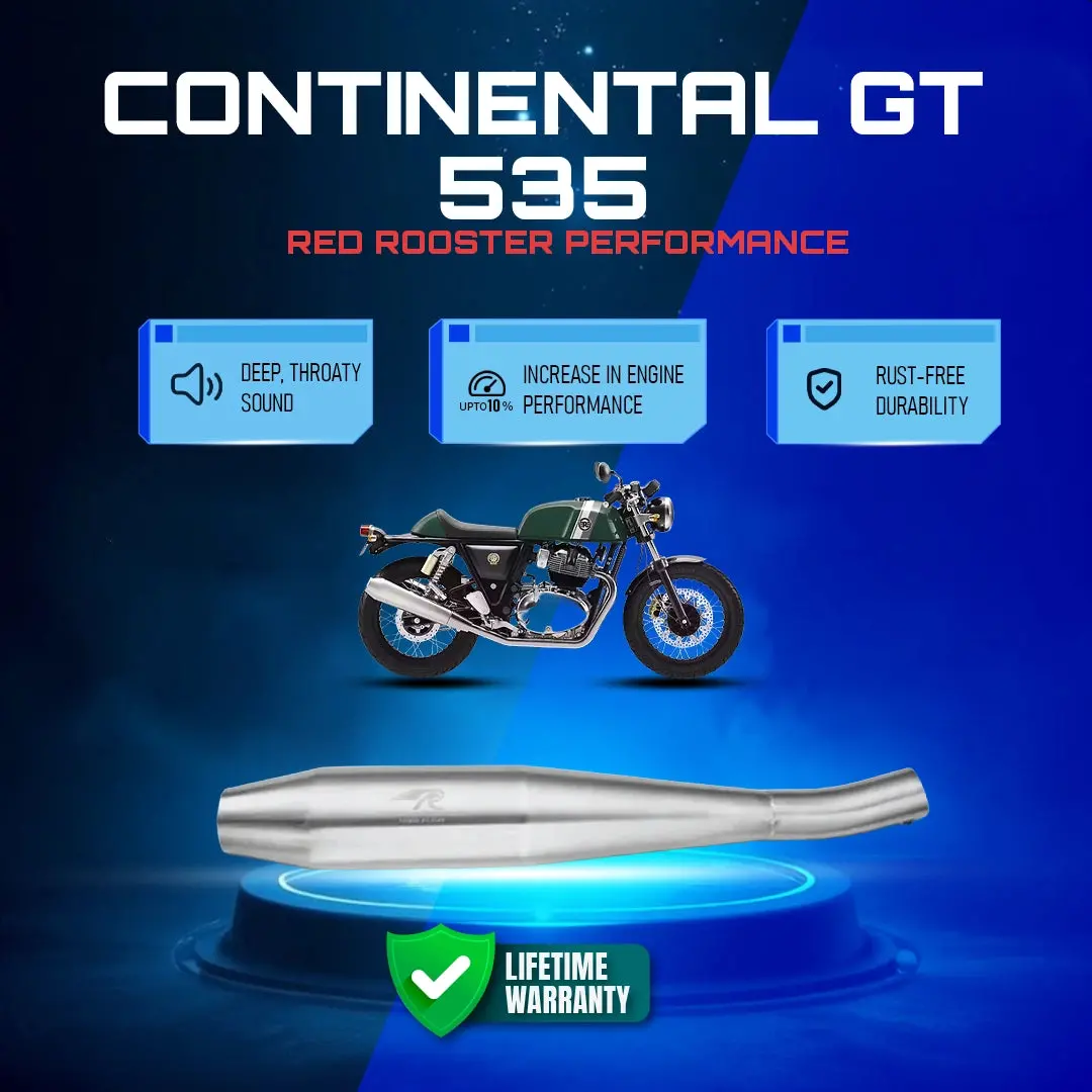 Red Rooster Performance Rumbler Matte Continental Gt Exhaust 1