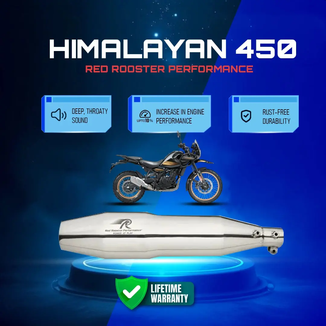 Red Rooster Performance Orion Exhaust Himalayan/Guerrilla 450 Matte 1