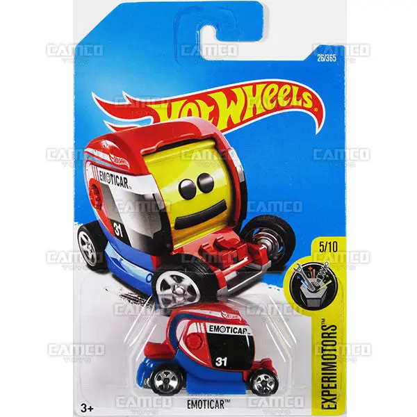Emoticar #26 Red/Blue - 2017 Hot Wheels 1