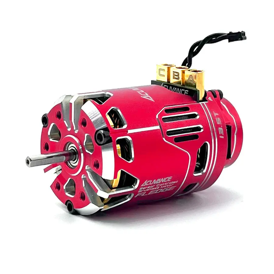 Acuvance Fledge 13.5T Motor W/ Fan - Red 1