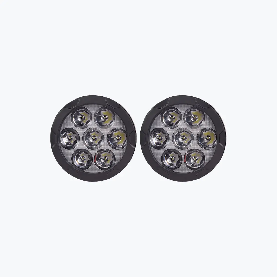 Hjg 7 Led Round Foglight Dimmerstat Premium 1