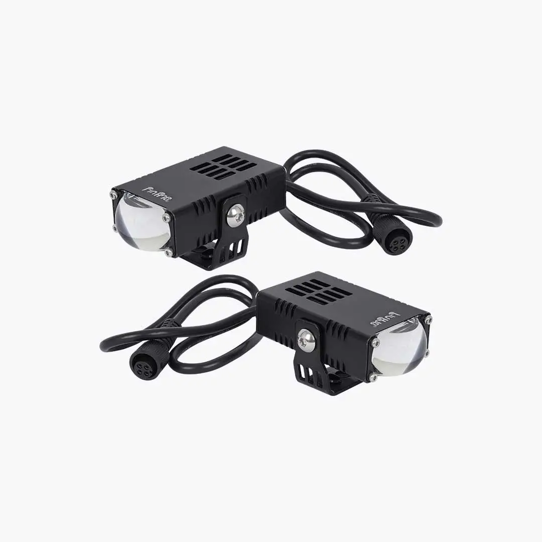Hjg Square Slim Mini Drive Fog Light Pair 1