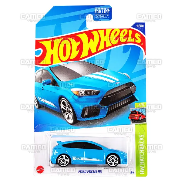 Ford Focus Rs #41 Blue - 2022 Hot Wheels 1