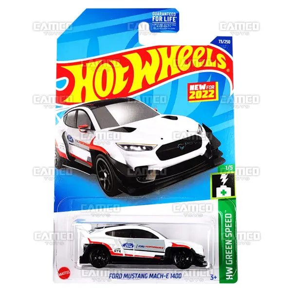 Ford Mustang Mach-E 1400 #73 White - 2022 Hot Wheels 1