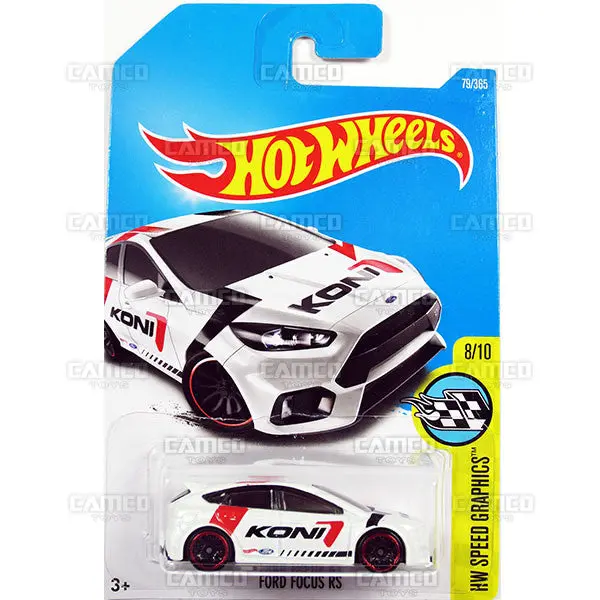 Ford Focus Rs #79 White - 2017 Hot Wheels 1