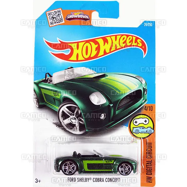 Ford Shelby Cobra Concept #24 Green - 2016 Hot Wheels 1
