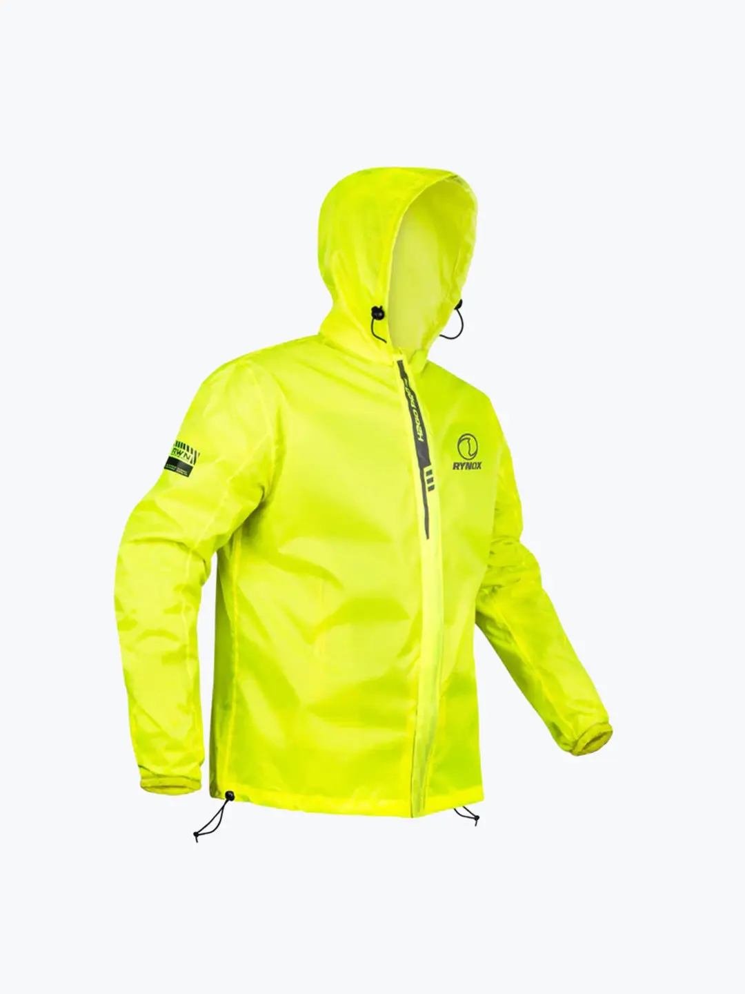 Rynox H2go Pro 3 Rain Jacket Hi-Viz Green 1