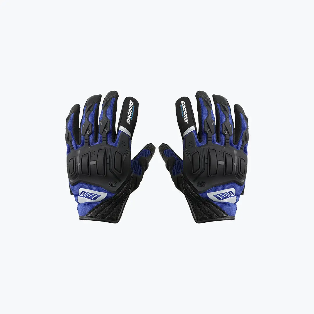 Madmotor Mt Tire Mt-37 Gloves Black Blue 1