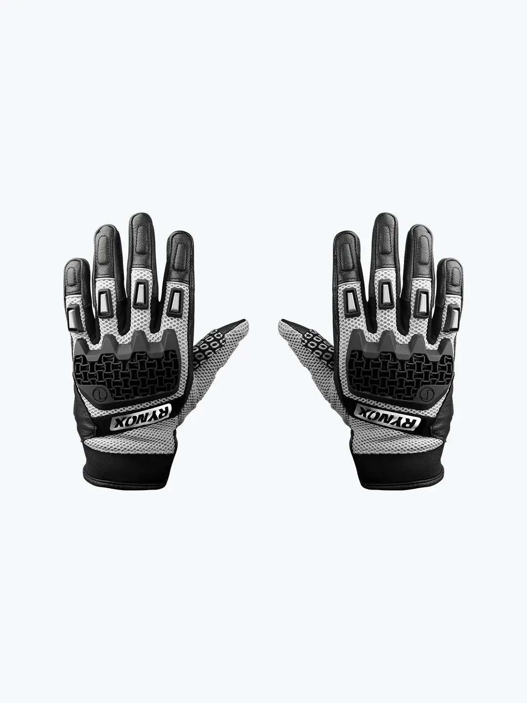 Rynox Gravel Gloves Black Grey 1