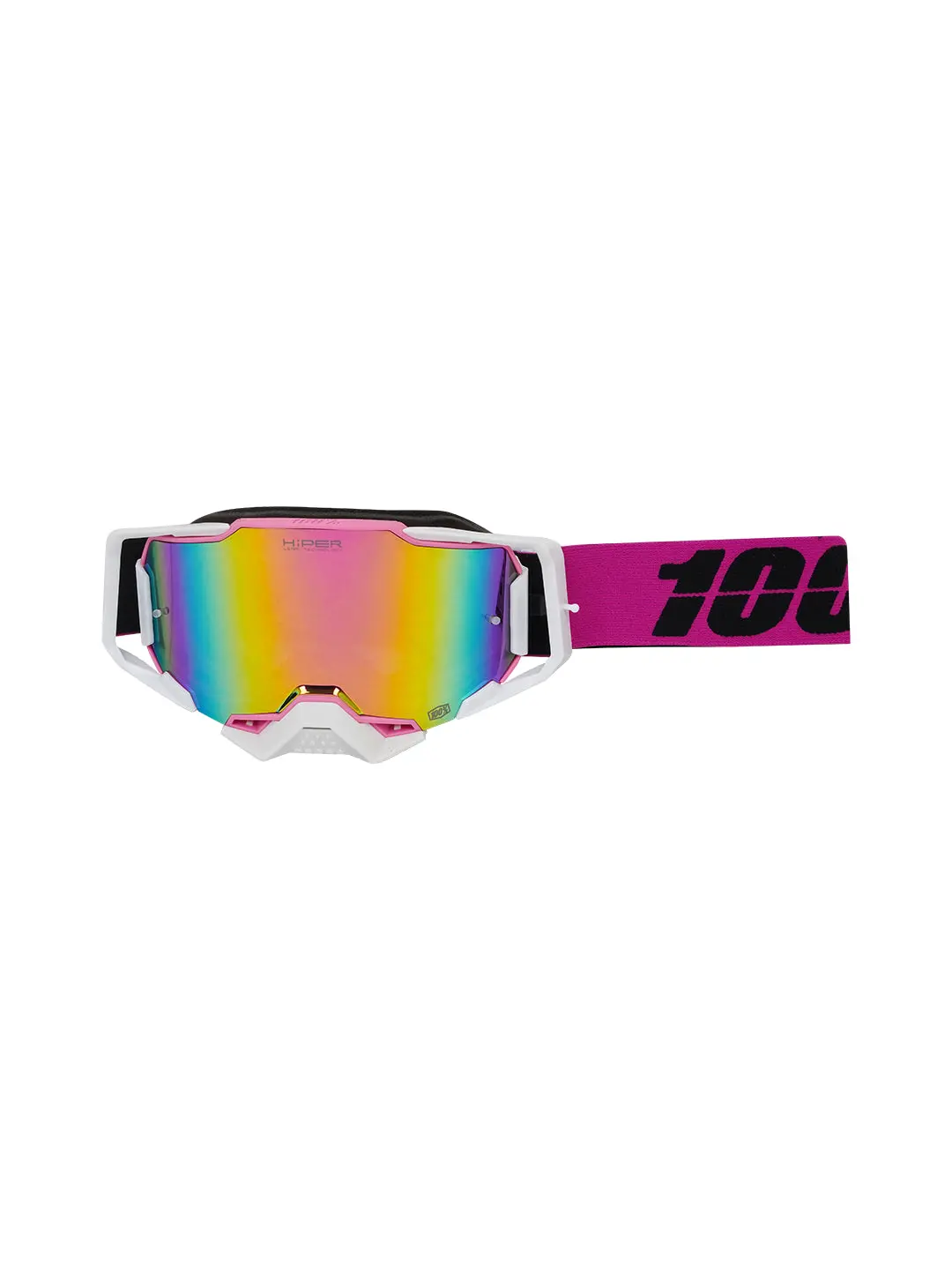 100% Armega Replica Goggles With Box Pink White F Pink.N Pink Blu Tint 1