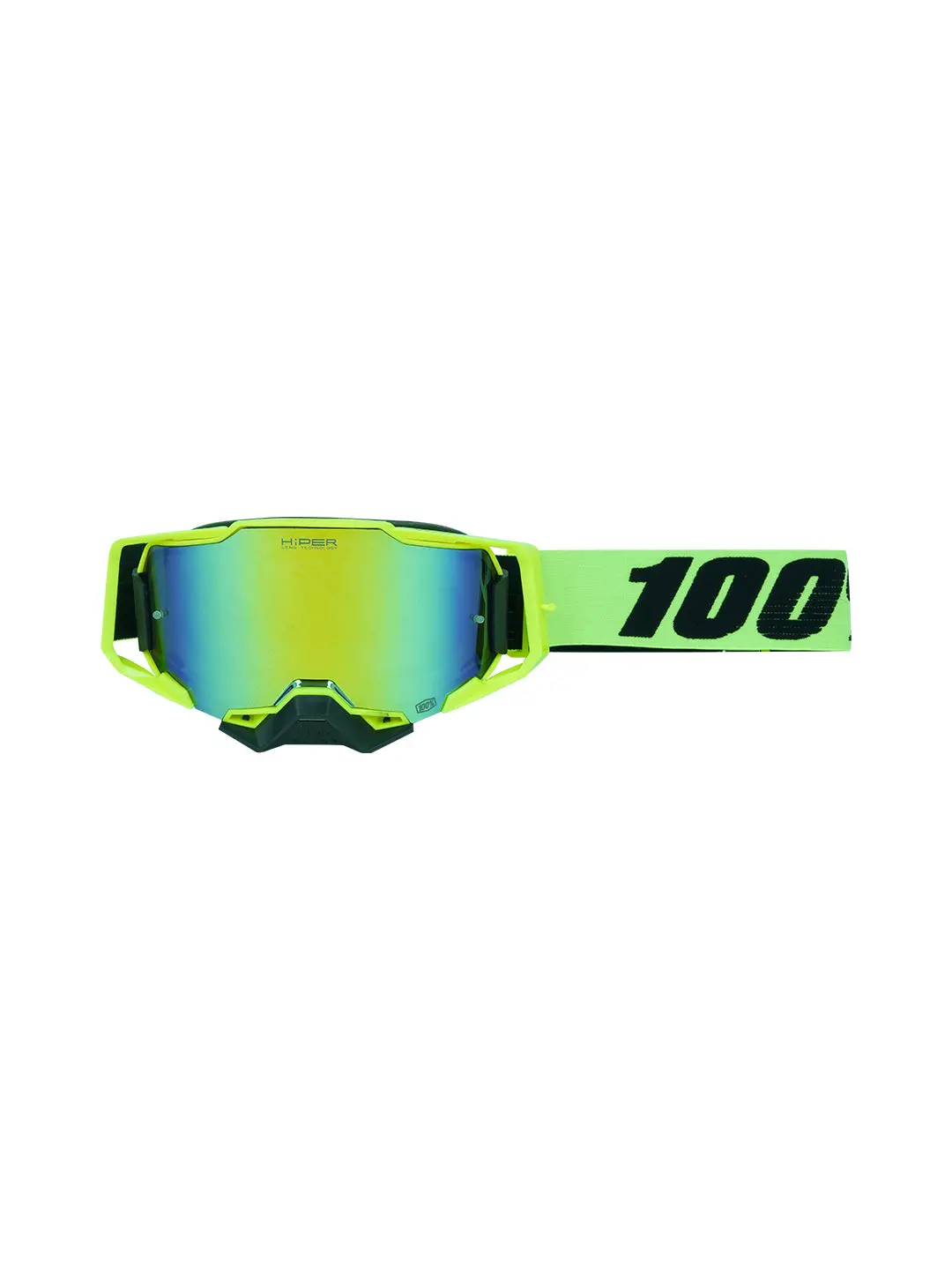 100% Armega Replica Goggles With Box Ylw.F Blk.N Blu Gold Tint 1