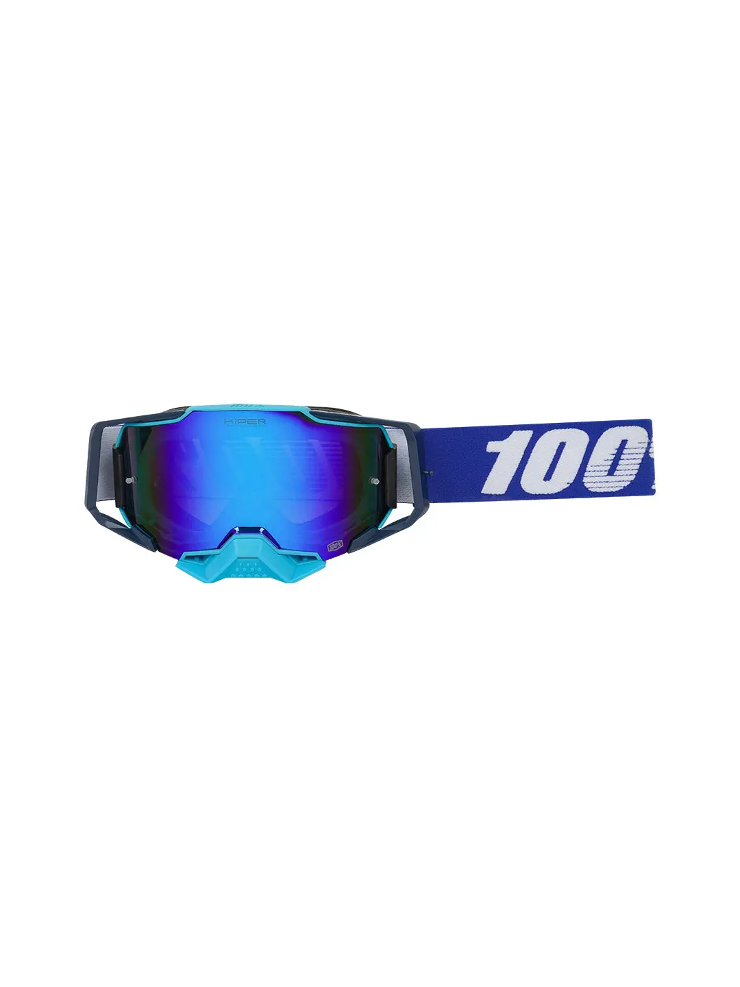 100% Armega Replica Goggles With Box Dark Blu.F Blue.N Blue Tint 1