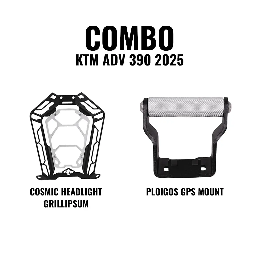 Legundary Adv 390 2025 Headlight Grill X Gps Mount 1