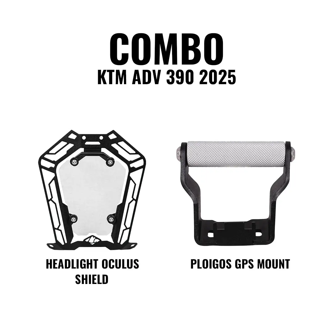 Legundary Adv 390 2025 Headlight Oculus Shield X Gps Mount 1