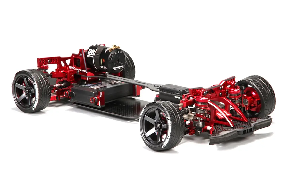 R31house Grk5-R Rwd Drift Chassis Kit - Red 1