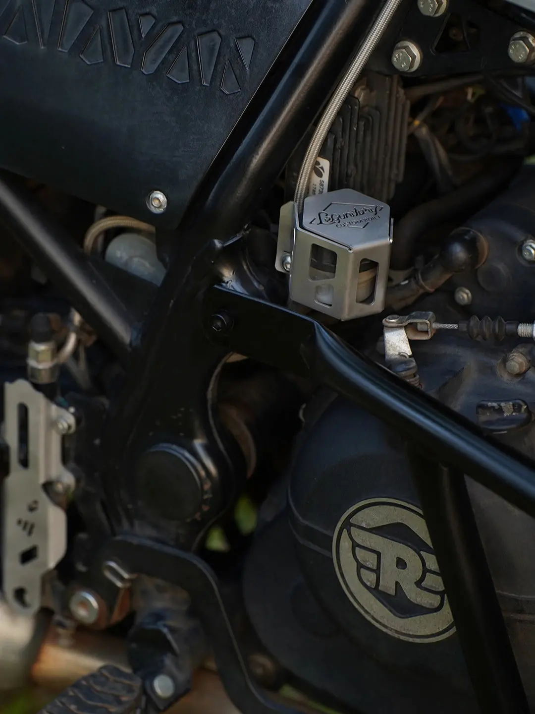 Legundary Himalayan Rear Brake Fluid Cap Ss 1