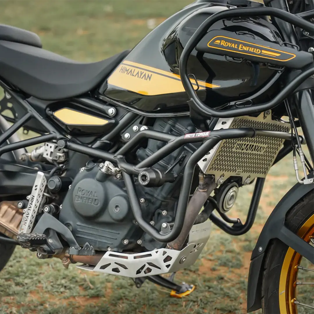 Mtq Re Himalayan 450 Panther Crashguard With Slider 1