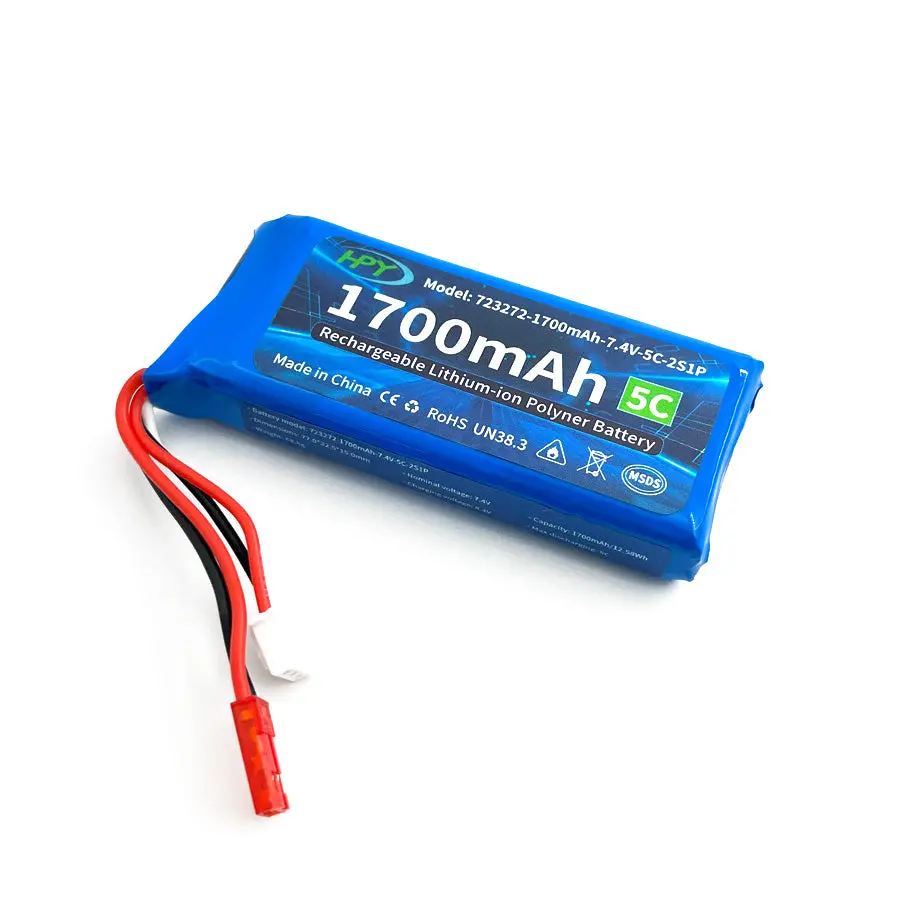 Hpy 1700Mah 7.4V Lipo Battery 1