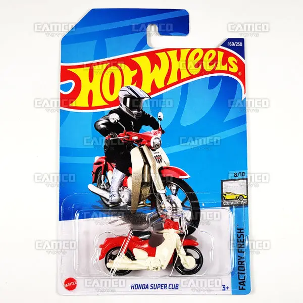 Honda Super Cub #169 Red - 2022 Hot Wheels 1
