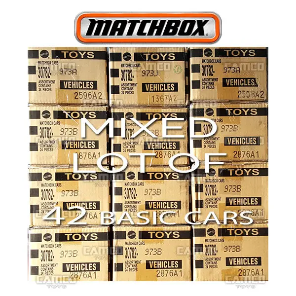 Mixed Lot Of 42 Basic Cars - Matchbox 30782 1