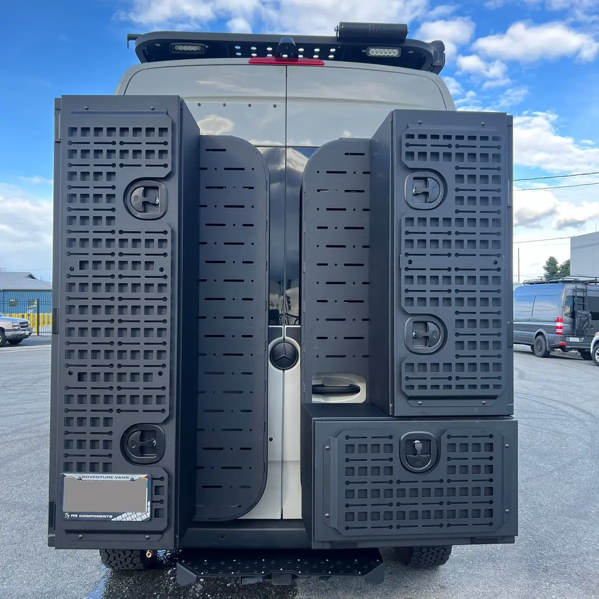 Rear Door Gear Storage Rack 2