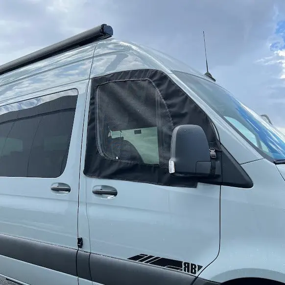 2019+ Sprinter Van Fabric - Front Window Bug Screen Kit 1