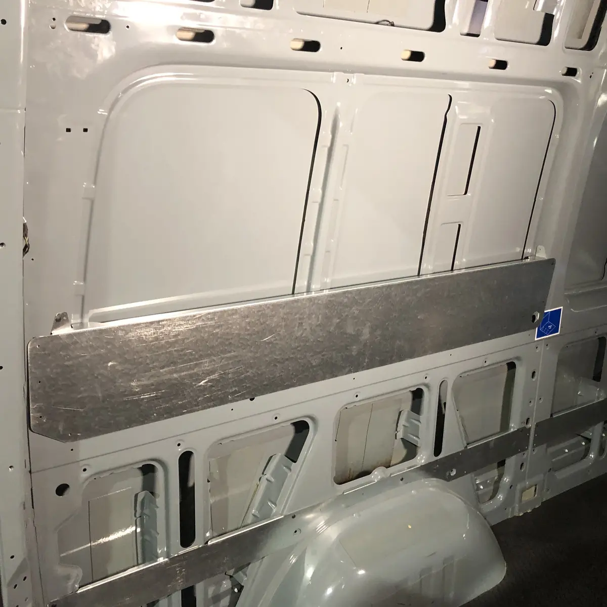 07+ Sprinter Van 144 - 36"-38" High Panel Bed Wall Brace Kit 1