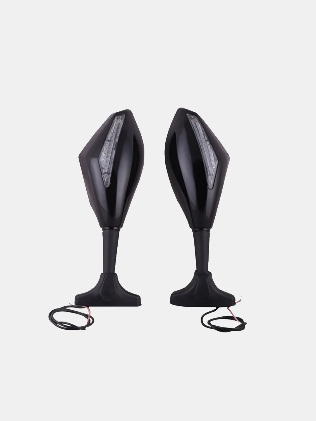 Cbr 2 Side Indicator Mirror-Black 1