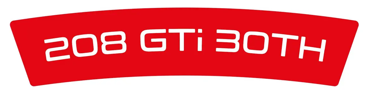 Stickers Jantes 208 Gti 30Th 1