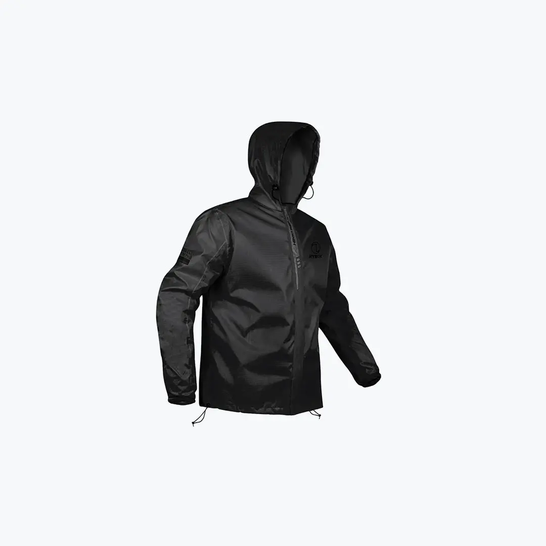 Rynox H2go Pro 3 Rain Jacket Black 1