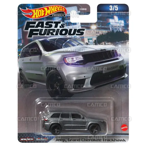 Jeep Grand Cherokee Trackhawk #3 Gray - 2023 Hot Wheels (Fast & Furious) 1